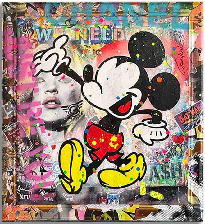 GARDANI1's tweet photo. Art of the Day! "Mickey Floats Away". Buy at: https://t.co/yzWjmmRYTs https://t.co/MaNGETP0aS