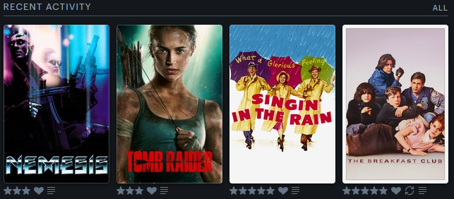 sceneitpod's tweet photo. @SWOProductions Two classics and two mediocre movies lol https://t.co/B7pwf82atk