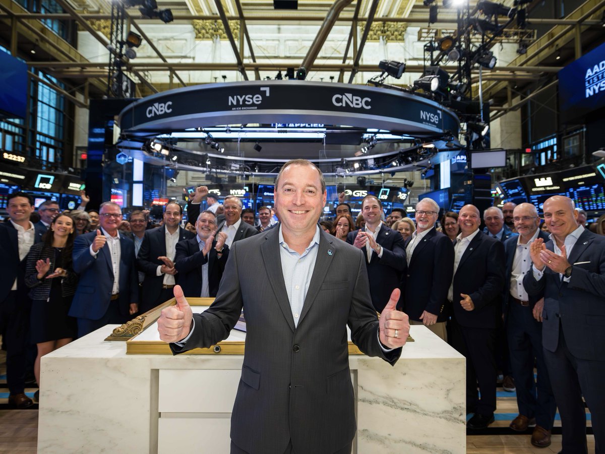 NYSE's tweet photo. From space to defense, @applied_ad aims to deliver precision systems that enable the world’s most critical missions.

Congratulations to Trip Ferguson and the entire team at Applied Aerospace &amp; Defense on this major milestone. $AADX https://t.co/CB8vaPBn5N