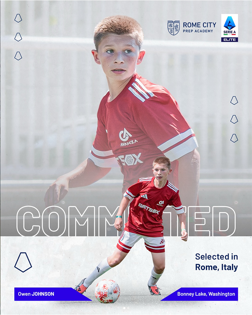 WAPremier's tweet photo. We'd like to offer a huge congratulations to Owen Johnson from our 2011 ECNL RL team on his commitment to join the Rome City Prep Academy for Fall 2026 ⚽

This is an amazing opportunity for Owen, and we can't wait to hear about his success!

#alwayspremier https://t.co/0YLAcyn3bH