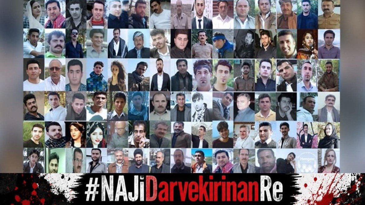 DEMBatman's tweet photo. Rejima otorîter a Îranê di nava şert û mercên şer de jî dev ji darvekirinan bernade. Tenê di nava 5 mehên dawî de herî kêm 43 girtîyên sîyasî hatin darvekirin. Dengê xwe bilind bike da ku li Rojhilatê Kurdistanê û Îranê ev zilm bi dawî bibe. #NAJiDarvekirinanRe https://t.co/nVUQ8tT0Zm