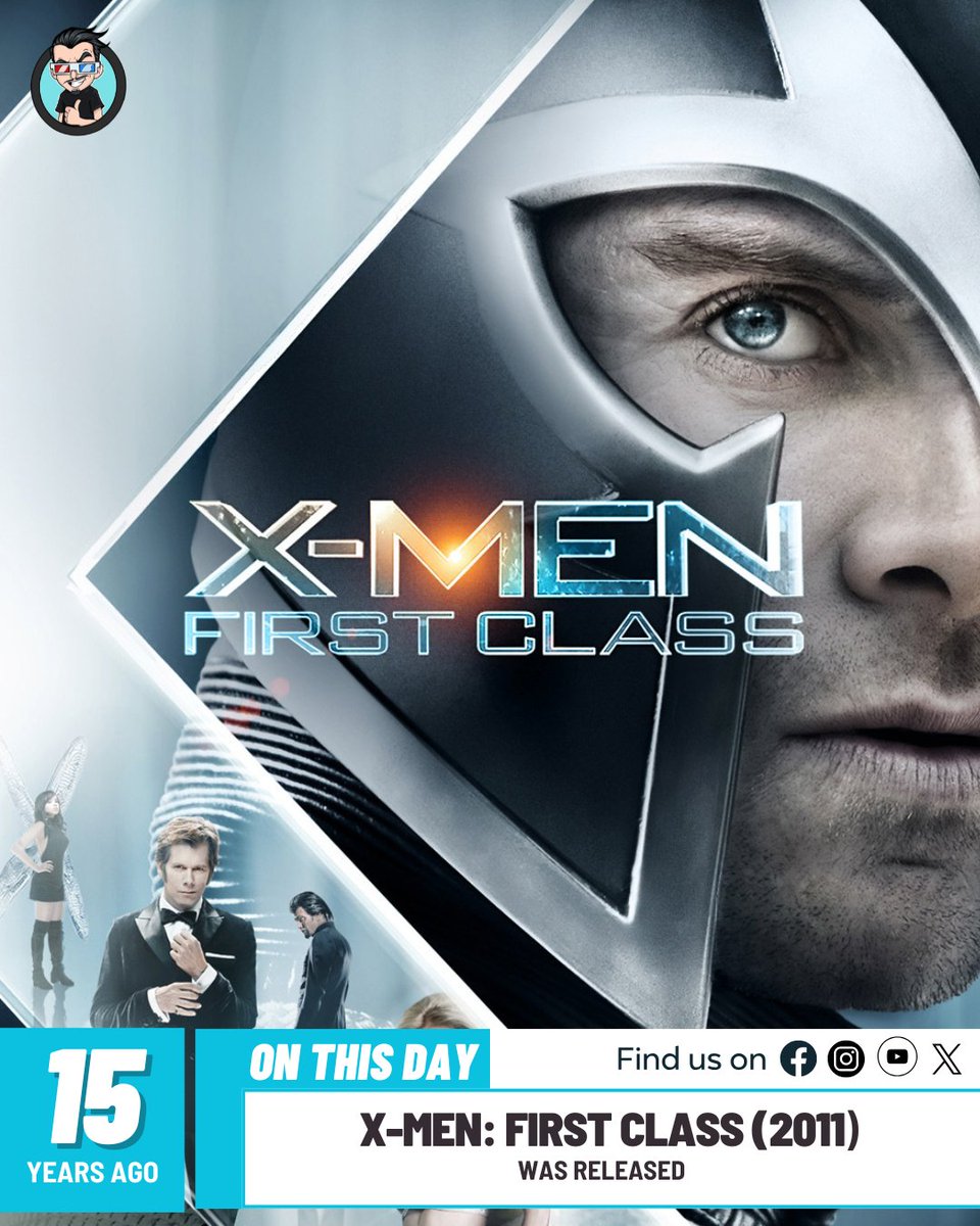 joblocom's tweet photo. X-men: First Class (2011) was released 15 years ago! 🎥
#XMenFirstClass #XMen #SuperheroMovies https://t.co/L5S0kI0HKL