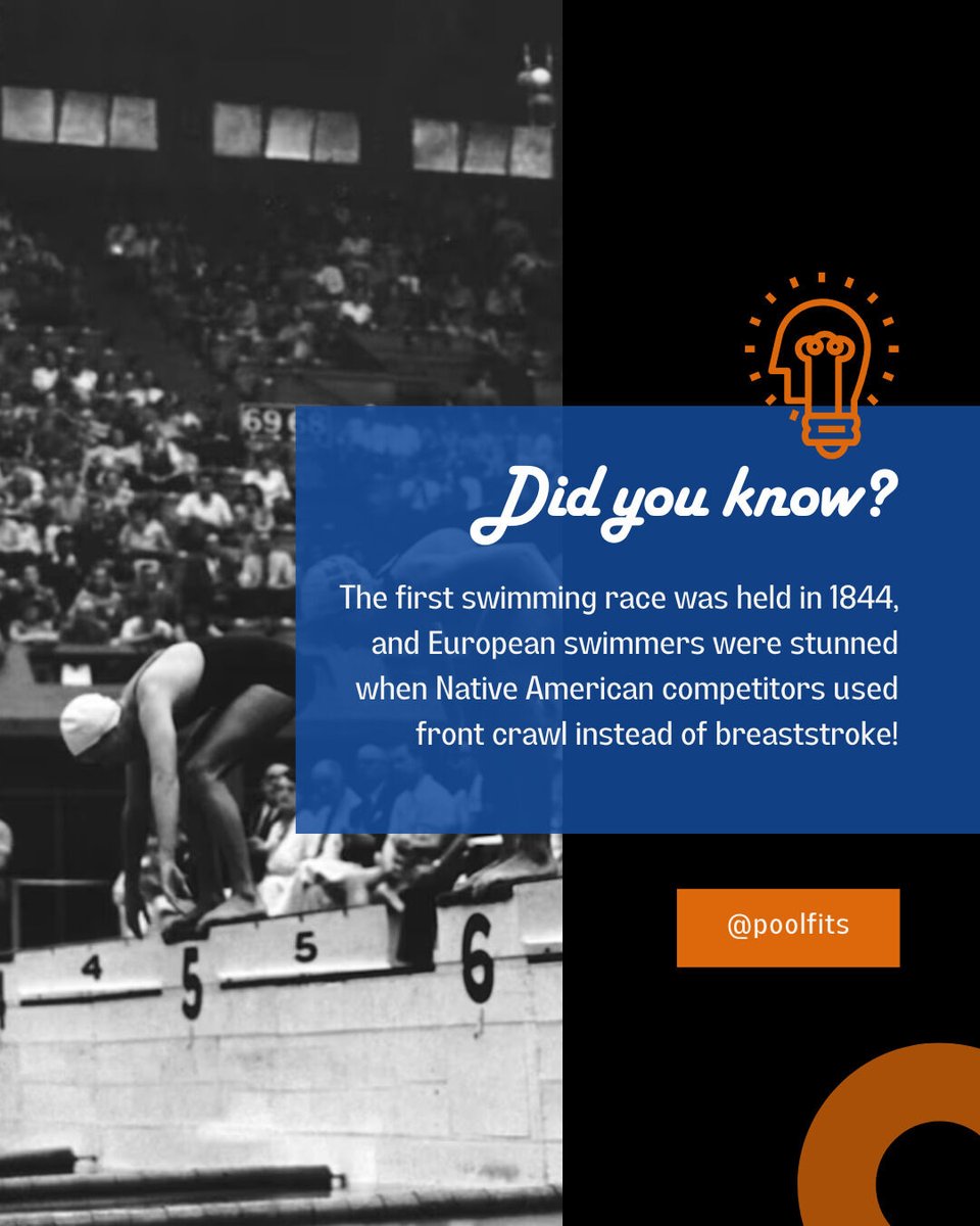 PoolFits's tweet photo. In 1844, London hosted the first recorded swimming race, but it came with a surprise - while British swimmers used breaststroke, Native American competitors swam front crawl, a much faster stroke!
https://t.co/LdbQHka9bL
#poolliners #poolsafetycovers #custompoolcover https://t.co/UTaDP1AAKL