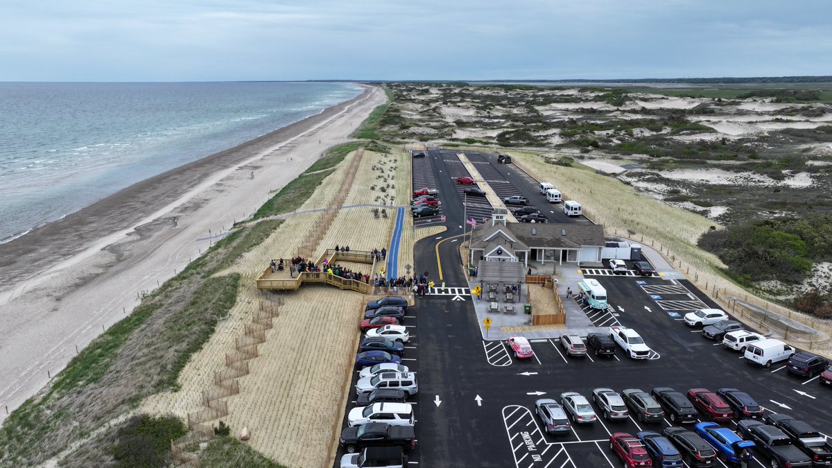 MassEEA's tweet photo. As hurricane season begins, nature is our first line of defense against severe storms.  

That’s why we've invested in long-term resilience at the Sandy Neck Public Beach Facility in the @TownofBarnstable through our MVP Program. https://t.co/Tt7EPMG8eA