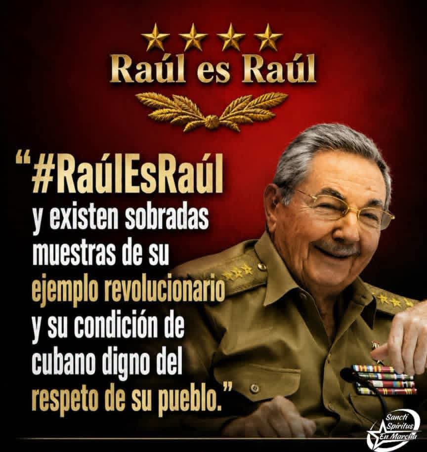 ada_aleida's tweet photo. #RaúlEsRaúl #95DeRaúl #SanctiSpíritusEnMarcha https://t.co/YPeuCVYPRd