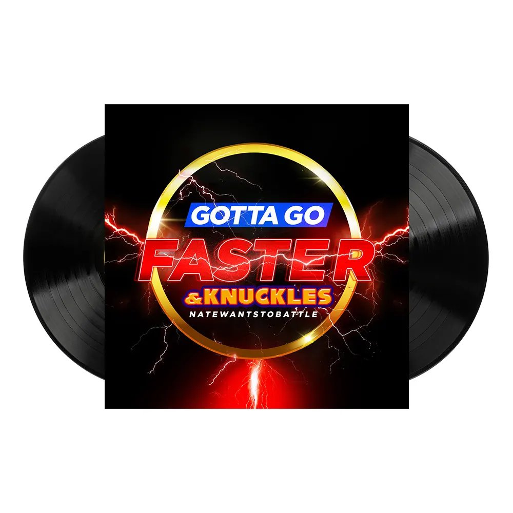 SharkRobotStore's tweet photo. New from NateWantsToBattle. The GOTTA GO FASTER &amp; KNUCKLES Vinyl and CD. Pre-order today! https://t.co/CiHxnw9TGn