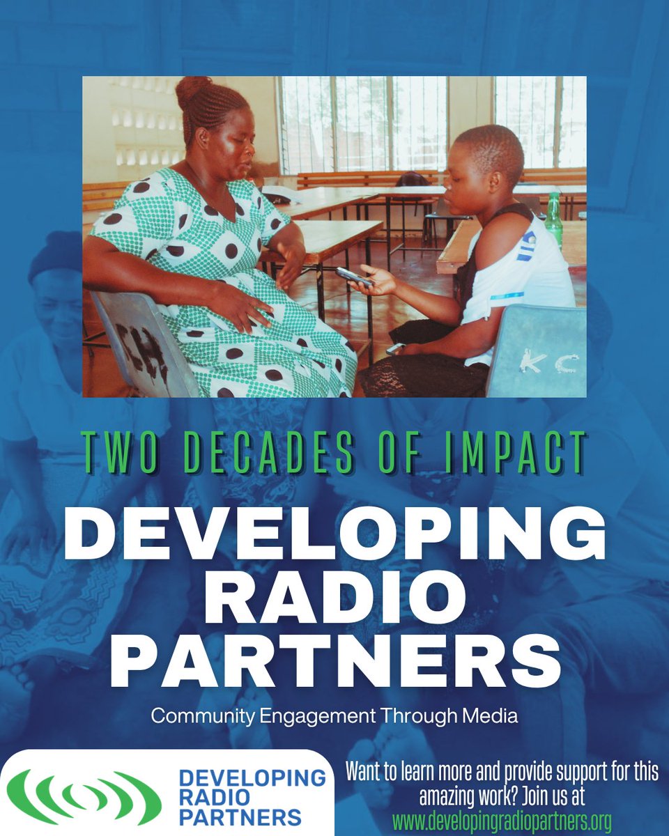 drpradio's tweet photo. Curious about Developing Radio Partners? Click on our website and get to know a little bit more about us! https://t.co/sqlPMoh6y4 #radio #communitystories https://t.co/RtfHIhb506