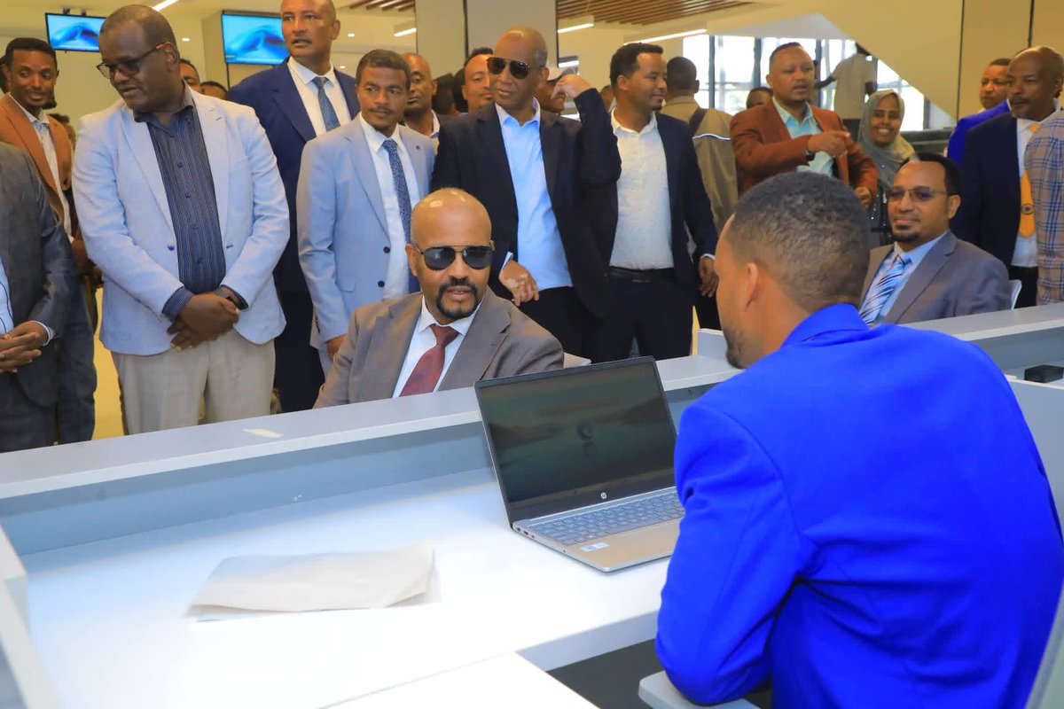 MuberaKemal's tweet photo. Worabe MESOB official inaugurated today. 
New @AbiyAhmedAli vission for a digital Ethiopia. It helps to leap forward in public service delivery. https://t.co/AkzyVYPuZn