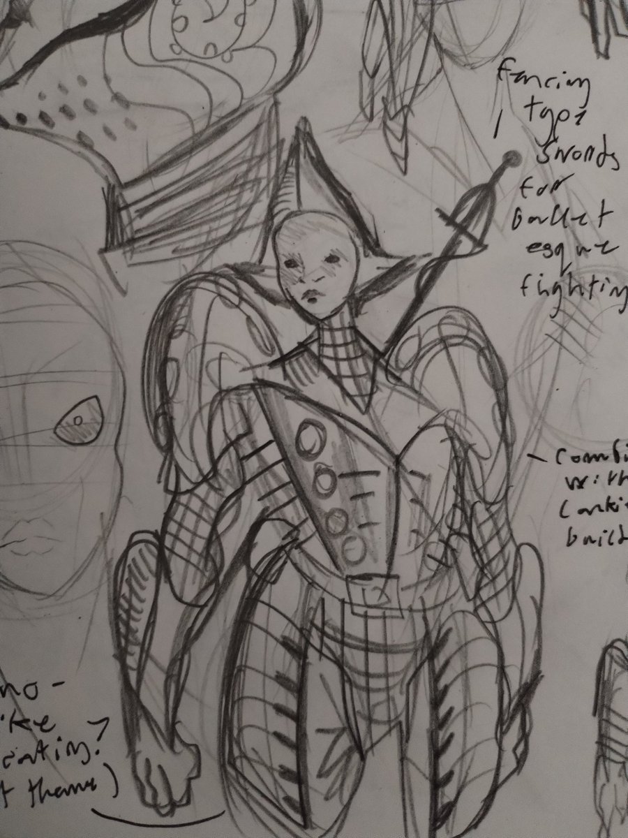 JordanStuffArt's tweet photo. Everybody should draw creepy angel/cherub knights in their sketchbooks. Or maybe that's just me https://t.co/TpHcecLZpw