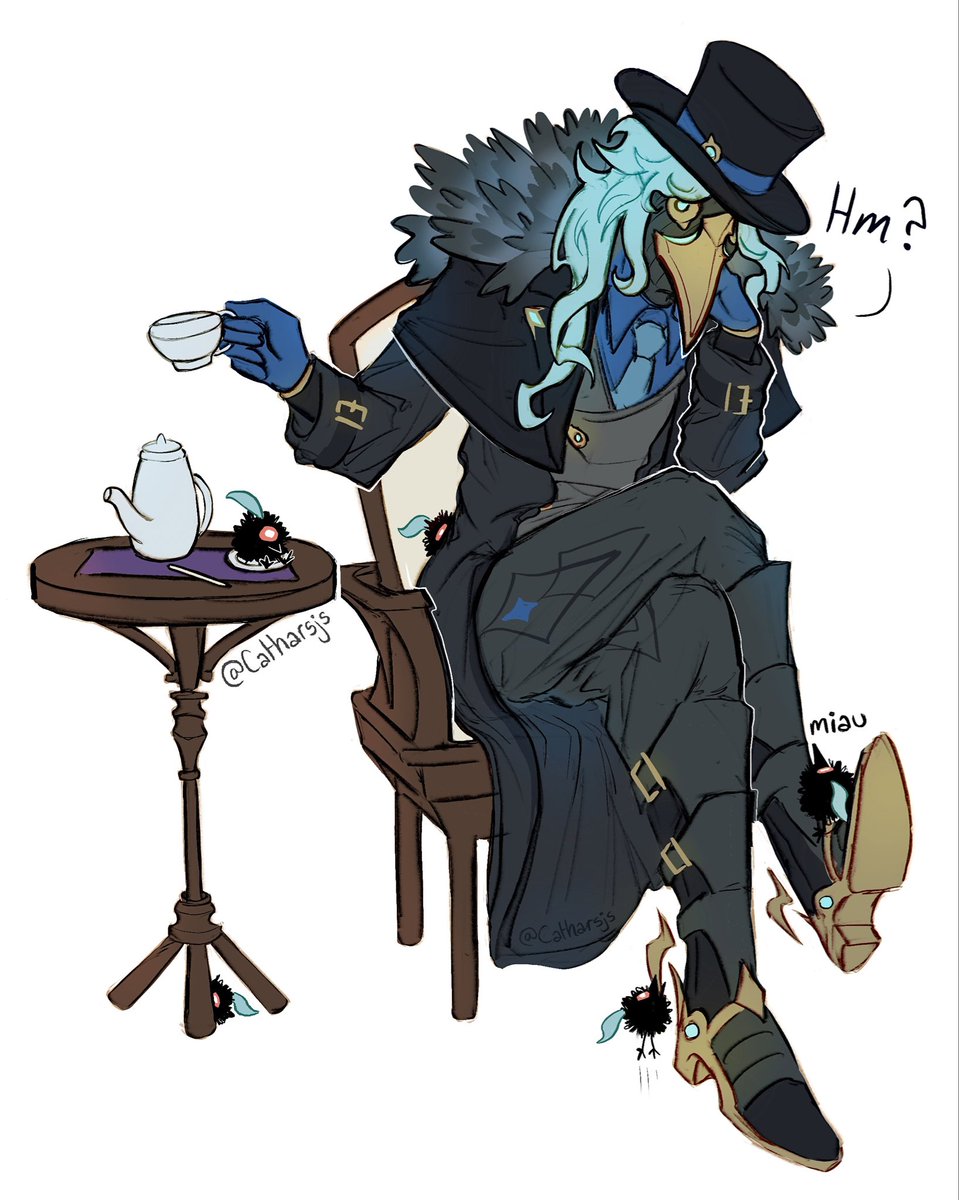 Catharsjs1864's tweet photo. realized i haven't drawn 65 segment dottore yet whoops (+ dottolings) https://t.co/wonGwimsM8