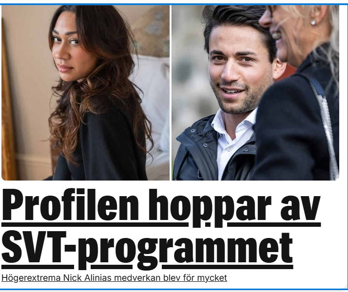 Sharps_Wagner's tweet photo. – Han är livsfarlig och som offentlig person har jag ett ansvar att sätta gränser, säger Frändfors.

Vad blir det för brottsrubricering? 
https://t.co/47YFQkvGfw https://t.co/iwD0S9KyTB