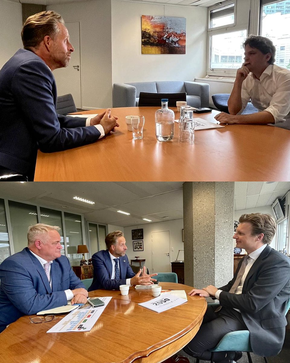 hugodejonge's tweet photo. Vandaag weer een Haagse dag. O.a. gesproken met @HenriBontenbal, @rubenbrekelmans en @bjorn_schutz over Zeeland 2050: hoe een sterker Zeeland bijdraagt aan een sterker en meer onafhankelijk Nederland. https://t.co/sl4tKcJ88I