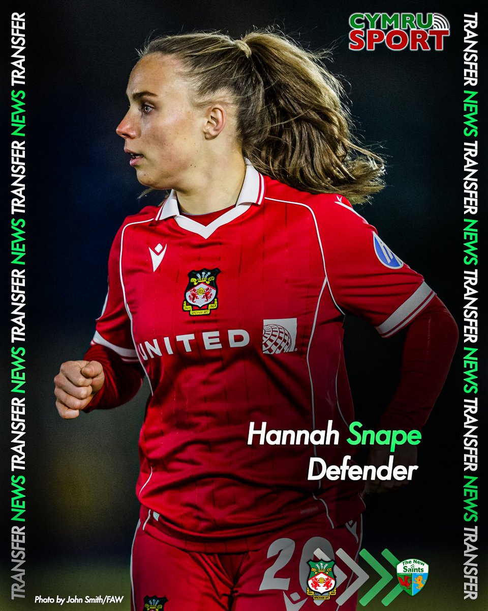 HarryWare07's tweet photo. 🍿 Transfer Window, Well Underway! 

Abbie Iddenden and Hannah Snape make the move to The New Saints, after departing Wrexham in May. 

Forward Iddenden was subject to interest from clubs across the Genero Adran Premier and England, having impressed in recent seasons in the Welsh top flight. 

Left wing-back Snape also makes the move to join The Saints, after moving across to Welsh football last summer. 

Both players become Kieran Lee-Birch's first signings of the summer ahead of the 2026/27 campaign.