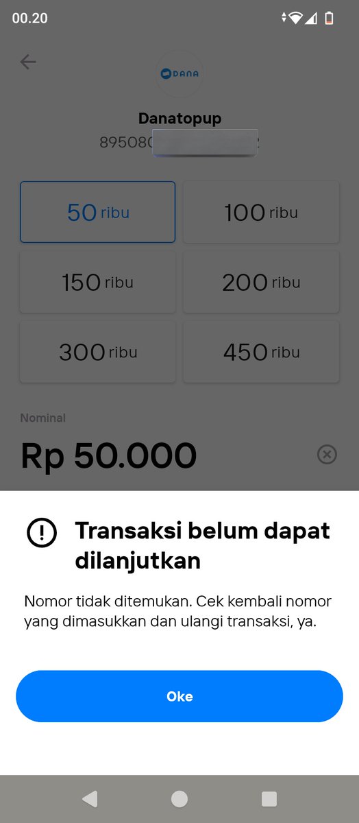 __effan__'s tweet photo. @danawallet ini kenapa si gamau topup https://t.co/5qsuJdxNVS