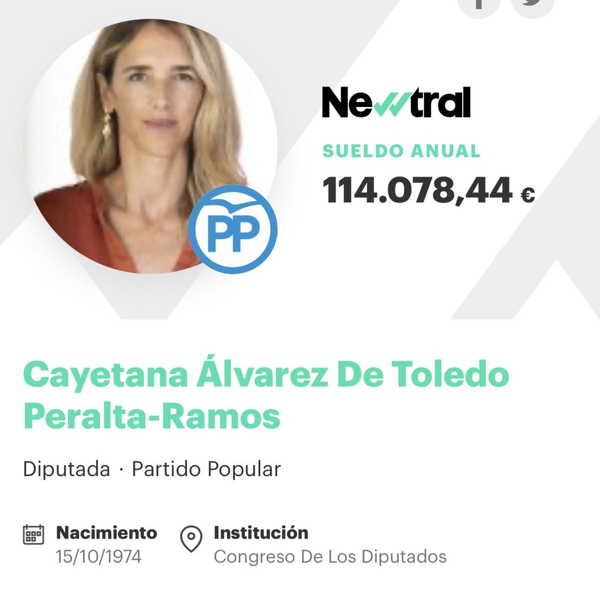AngelGoldenL's tweet photo. @LILLOTERESA @pizarroescenico Pero nada de bajarse el salario https://t.co/ndvek879to