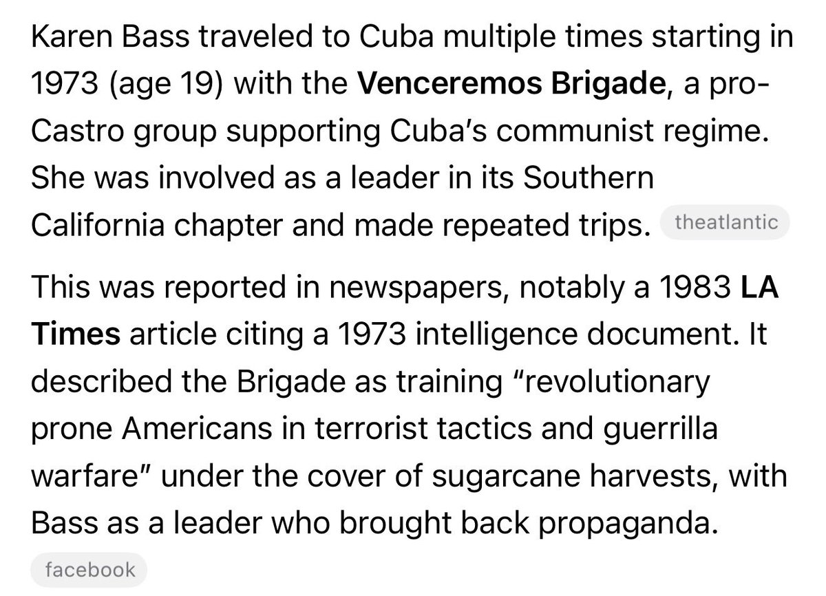 bradcsmith's tweet photo. When I said she was a person who travelled to Cuba and was part of the regime. I even downplayed it from leader...

I'm right a your wrong.    Use your time on being better researched.   I will not reply to your next idiocy.  

Be better.  Stay in your lane. And maybe open your eyes.