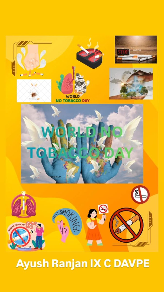 DavpeSchool's tweet photo. Under guidance of Principal Ms Sonia Malik school observed World No Tobacco Day (WNTD) 2026 on 31 May 2026 with adminstration of Digital Anti Tobacco pledge campaign.@Rotary3011 @RIDistrict3011 @3011interact @NEP2020 @SDG2030 @peopleofaction https://t.co/IwJg0YfJ6b