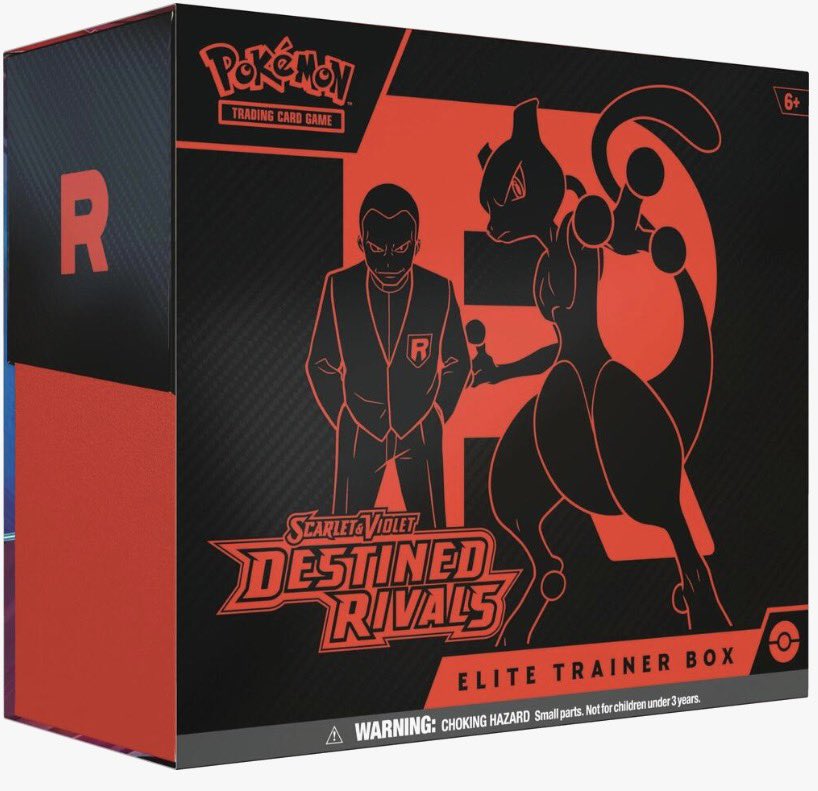 PokemonDealsX's tweet photo. Destined Rivals Elite Trainer Box is anticipated to be available at Walmart at 9 PM EST.

Early link: https://t.co/fn7RkYs3Eh

✅ Get instantly notified of Pokemon drops, and read helpful tips to secure more restocks: https://t.co/lQ7DKxCF2n

Prismatic Evolutions mini tin display is also anticipated to drop: 

https://t.co/KVFRCiklpl

We’ll update with new information soon.