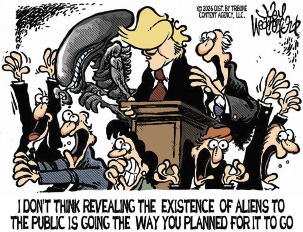 710KNUS's tweet photo. Today's Conservative Cartoon: Aliens. #KNUS https://t.co/JamSXn80sI