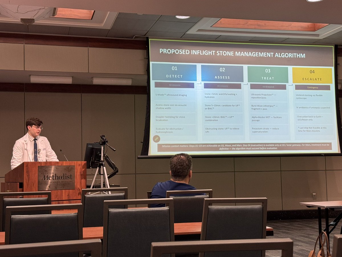 RRGonzalezMD's tweet photo. Proud of our graduating chief resident and soon to be first @Endo_Society fellow, @Zach_Kahlenberg ! Great grand rounds on #Urology in Space 🚀 
So much translational work to be done. @NASA @HMethodistUro @bcm_urology joint grand rounds #SpaceCITY #HTX
#interplanetaryMedicine #geomagneticSphere #JeffJones