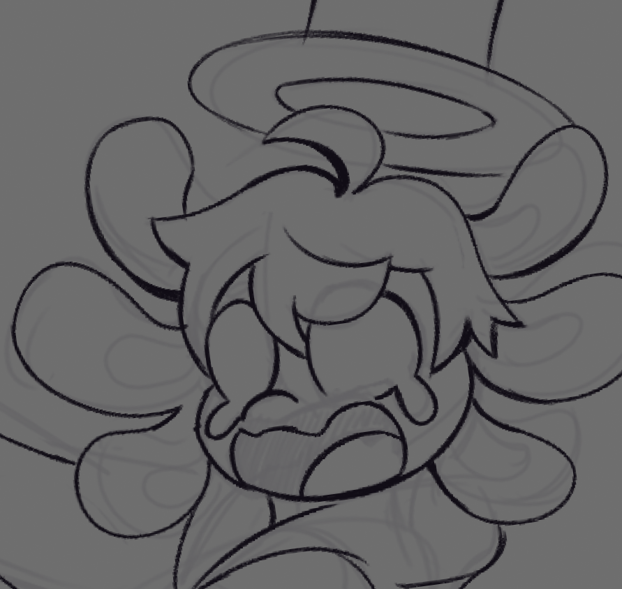 regluffy's tweet photo. CALM DOWN wip https://t.co/uziGpOi3Q6