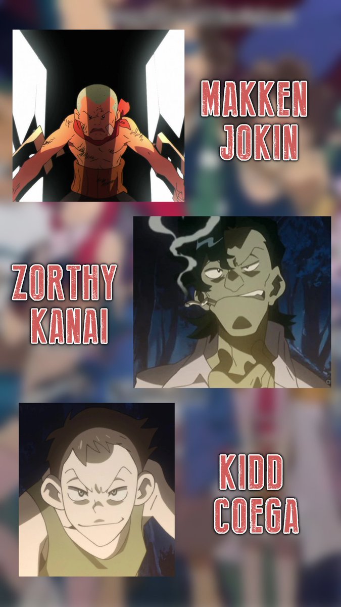 ProjectLagannES's tweet photo. ¡Estos son los personajes disponibles! https://t.co/3i8UaThezT