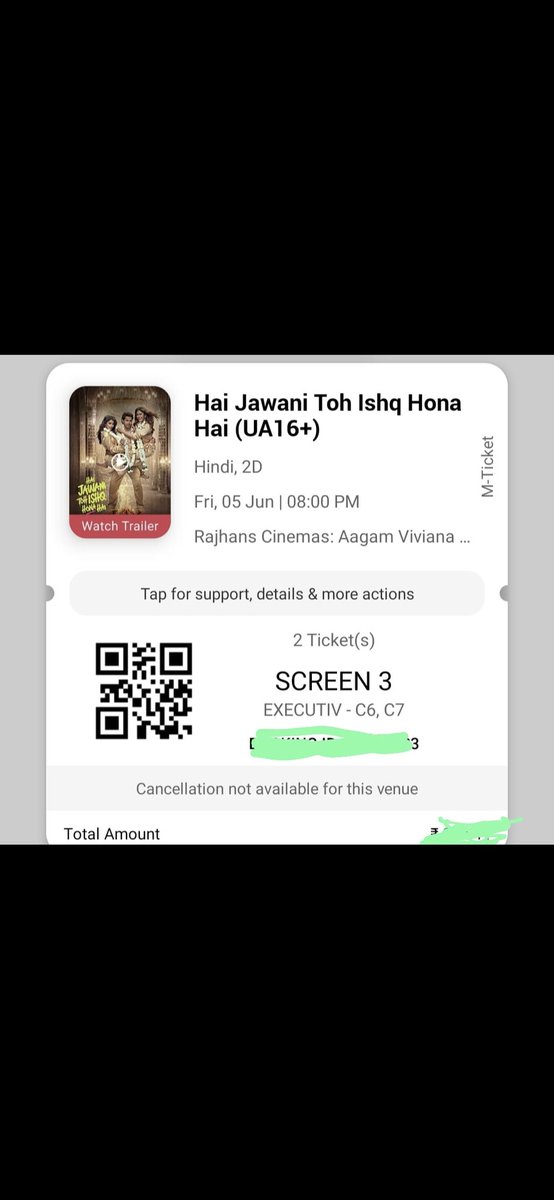 KrishikaAgrawa8's tweet photo. Booked booked booked🥳🥳 Can't wait to watch Jass on the big screen super soon✨️✨️🫶 What are you guys waiting for book your tickets fast!!! All the best @Varun_dvn 🤗❤️🤞 https://t.co/0D17QZRi4Z