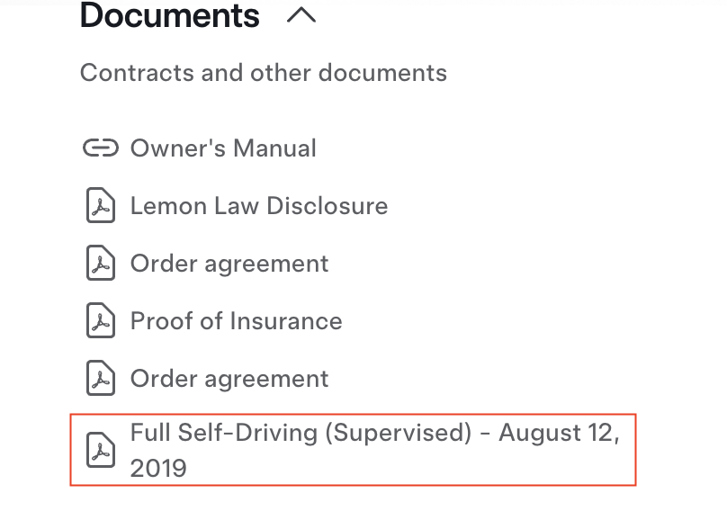 FredLambert's tweet photo. This is a wild one. Tesla has retroactively modified official Full Self-Driving contracts with customers to add 'Supervised'.

Tesla used to call FSD 'Full Self-Driving Capability', and the contract implied that it would eventually lead to full unsupervised autonomy.

Only in 2024 did Tesla add the word 'Supervised' to the official FSD package name and changed the language to remove the implication of delivering unsupervised autonomy.

Now, owners of Tesla HW3 cars with FSD who purchased FSD before the change report that Tesla retroactively updated their FSD contracts to add 'Supervised' and made them unavailable to download.