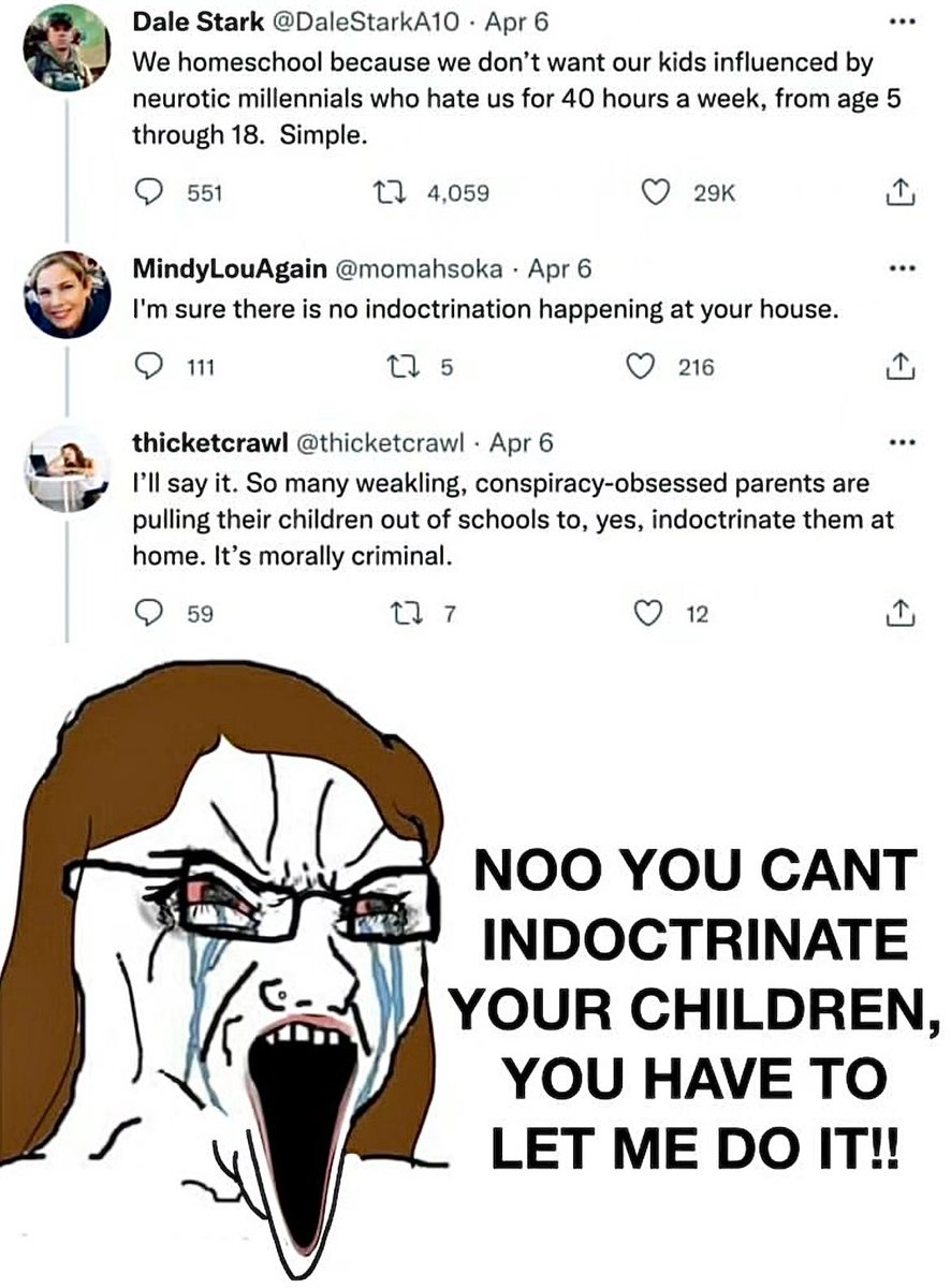 GigaBasedDad's tweet photo. Homeschool your kids https://t.co/6QVa37wYrW