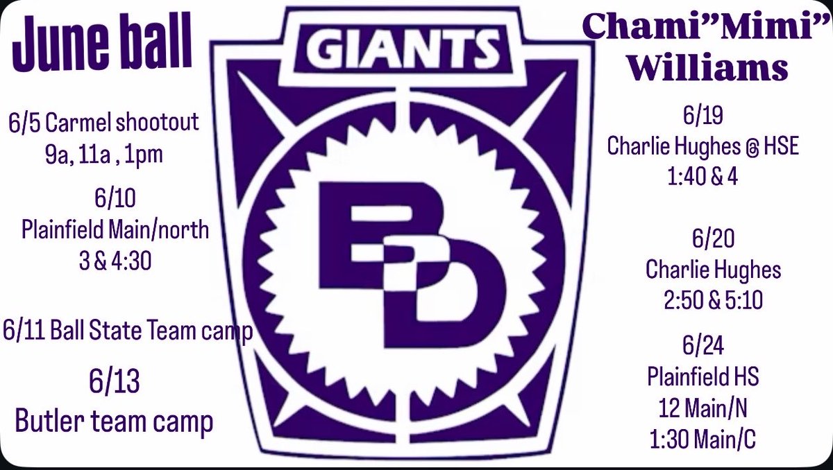 ChamiWilliams17's tweet photo. June ball gets started this week. Excited to get on the floor with my New team. 🤞🏾💪 https://t.co/b8WIE0n5g7