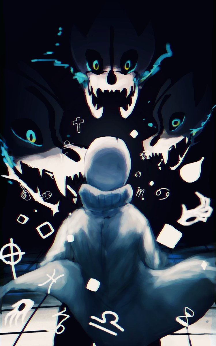 yo__rune's tweet photo. #6月はGaster博士月間　#undertale #gaster https://t.co/QiXHSijht1