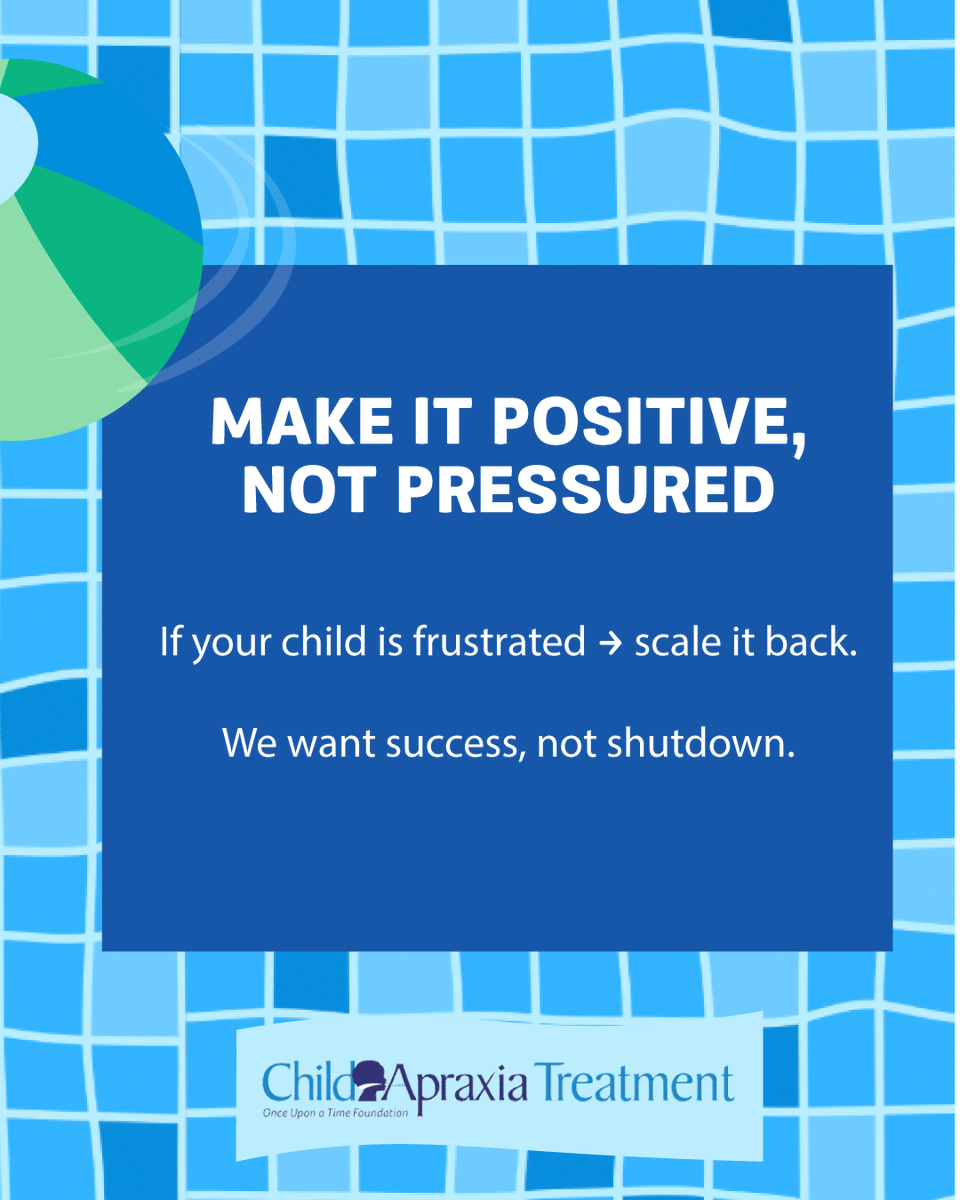 ChildApraxia's tweet photo. Even just a few minutes a day, at the right time, can make a difference. 
Check out our website for lots of other resources for parents and families!

Save this for summer and share with a parent who needs a simple plan.

#ApraxiaAwareness #CAS #childhoodapraxiaofspeech https://t.co/tY8OWQ5Dn9
