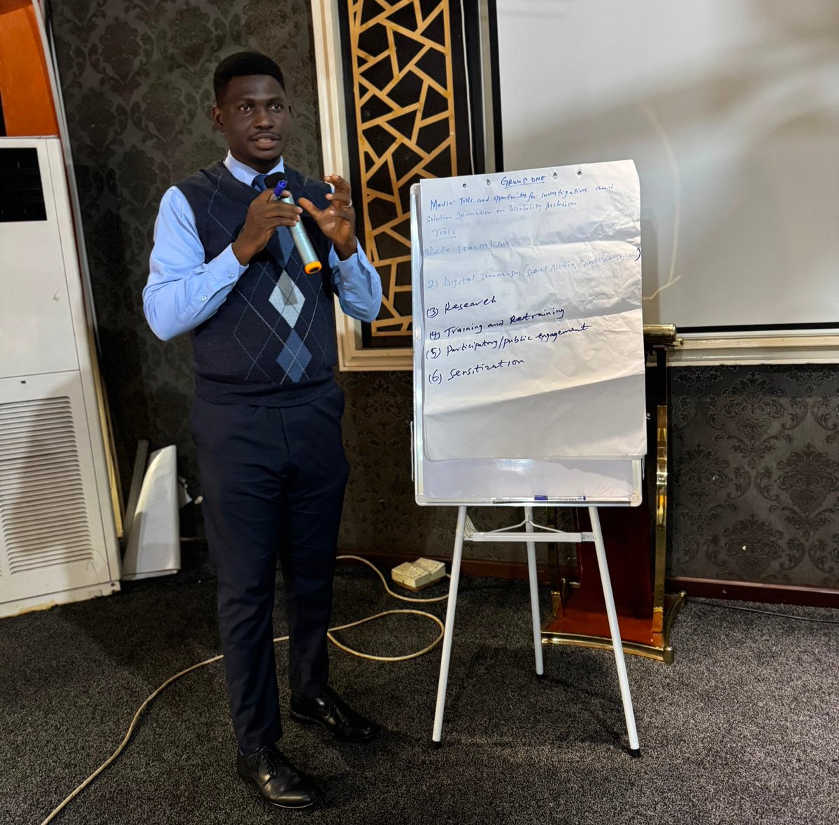 JonapwdNg's tweet photo. Earlier today JONAPWD convened a One-Day #MediaRoundtable on Nigeria's Global Disability Summit (GDS) Commitments, bringing together journalists and media practitioners to strengthen accountability and public awareness around Nigeria's disability inclusion agenda.
@DisabRightsFu https://t.co/axAKbBYOAY