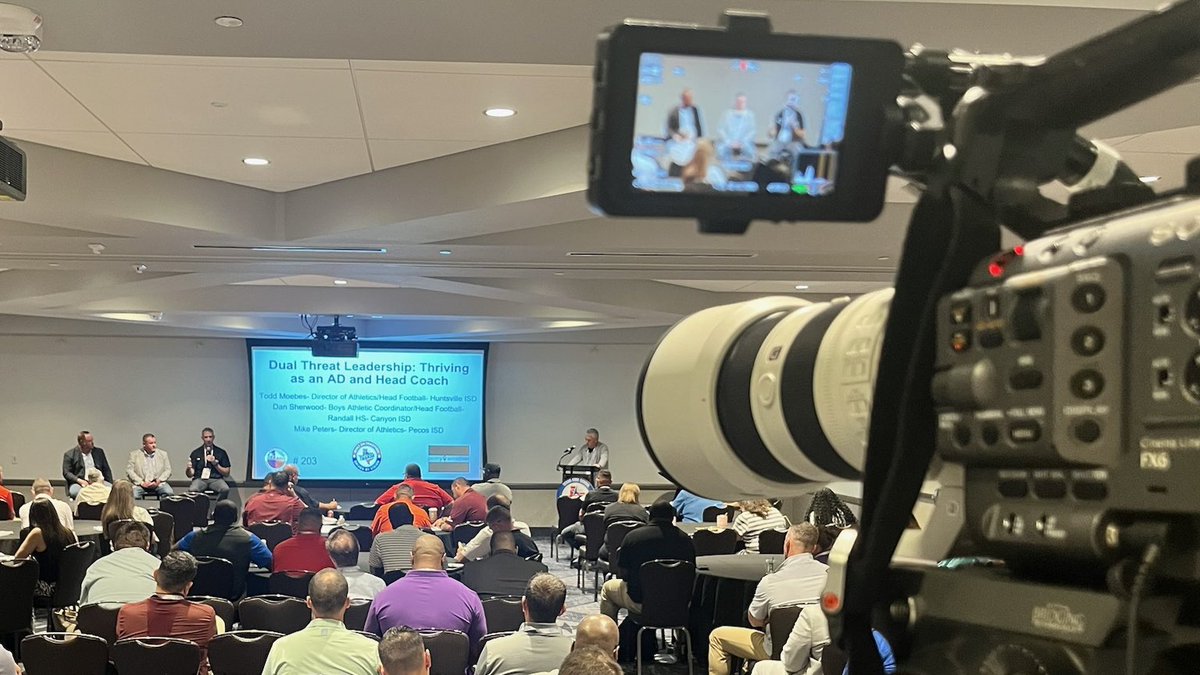 KohanContent's tweet photo. A glimpse into Day 3 of the @OfficialTHSADA State Conference. Podcast interviews, conference sessions, professional panels, and more. 🎥 https://t.co/830DKarVIL