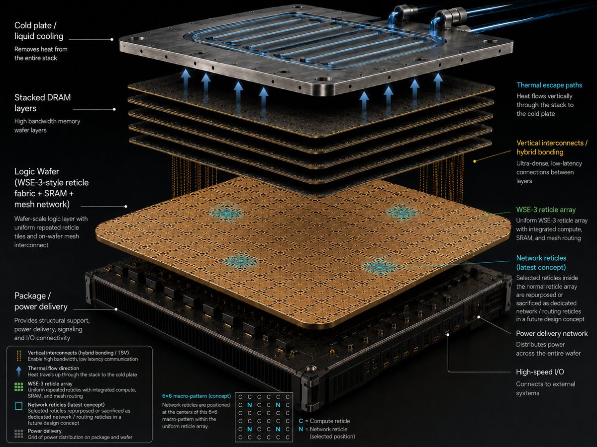 0xValidator's tweet photo. we call it "The Tower of Babel" engineering marvel and the impossible $CBRS @cerebras https://t.co/KoklDMXDxo