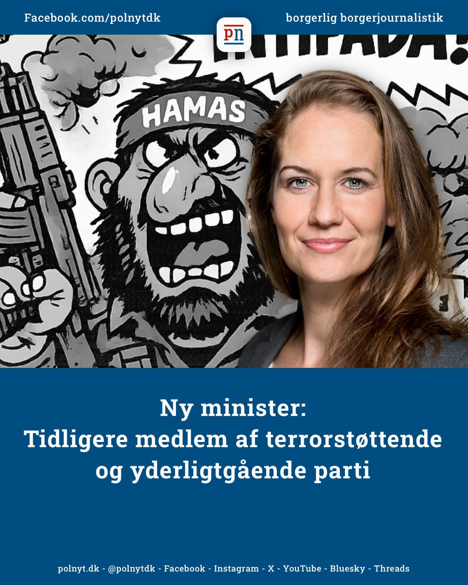 polnytdk's tweet photo. Ny minister: Tidligere medlem af terrorstøttende og yderligtgående parti.

@MariaGjerding @SFpolitik @Enhedslisten @regeringDK @DanmarksNatur @tv2nyhederne 

https://t.co/JBfXduC1nv https://t.co/CNSwPKHvFz