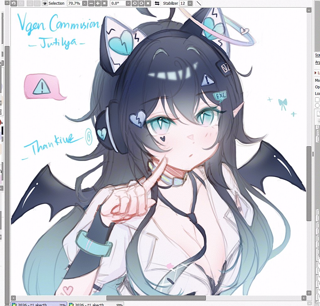 _Jutilya's tweet photo. Kirell's [SKEB SURPRISE ME] Skecth Normal bust-up More sample at:  https://t.co/UY4mvXaPDi 
#kirellxart #VGenComm #VGen https://t.co/YtLOHh17aT
