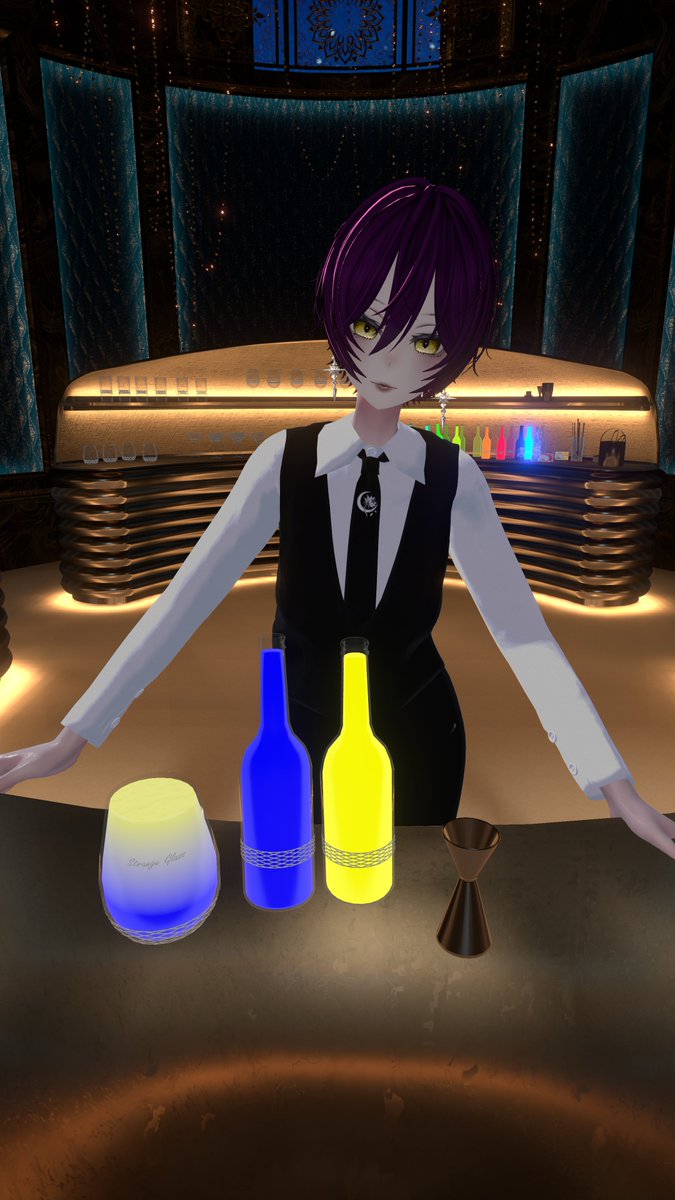 YukiPhotoVRC's tweet photo. #VRC_VibrantColor のキャストをさせていただく運びとなりました！
本日より出勤いたしますので、みなさまぜひ遊びにいらしてください！

雪空はカウンター席にてご来店をお待ちしております。 https://t.co/Dxq5xxdhGe