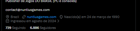nuntiusgames's tweet photo. Quase 7k seguidores hein?! Quem vai dá aquela forcinha espalhando a palavra da Nuntius ?!? https://t.co/H7RLz39lNM
