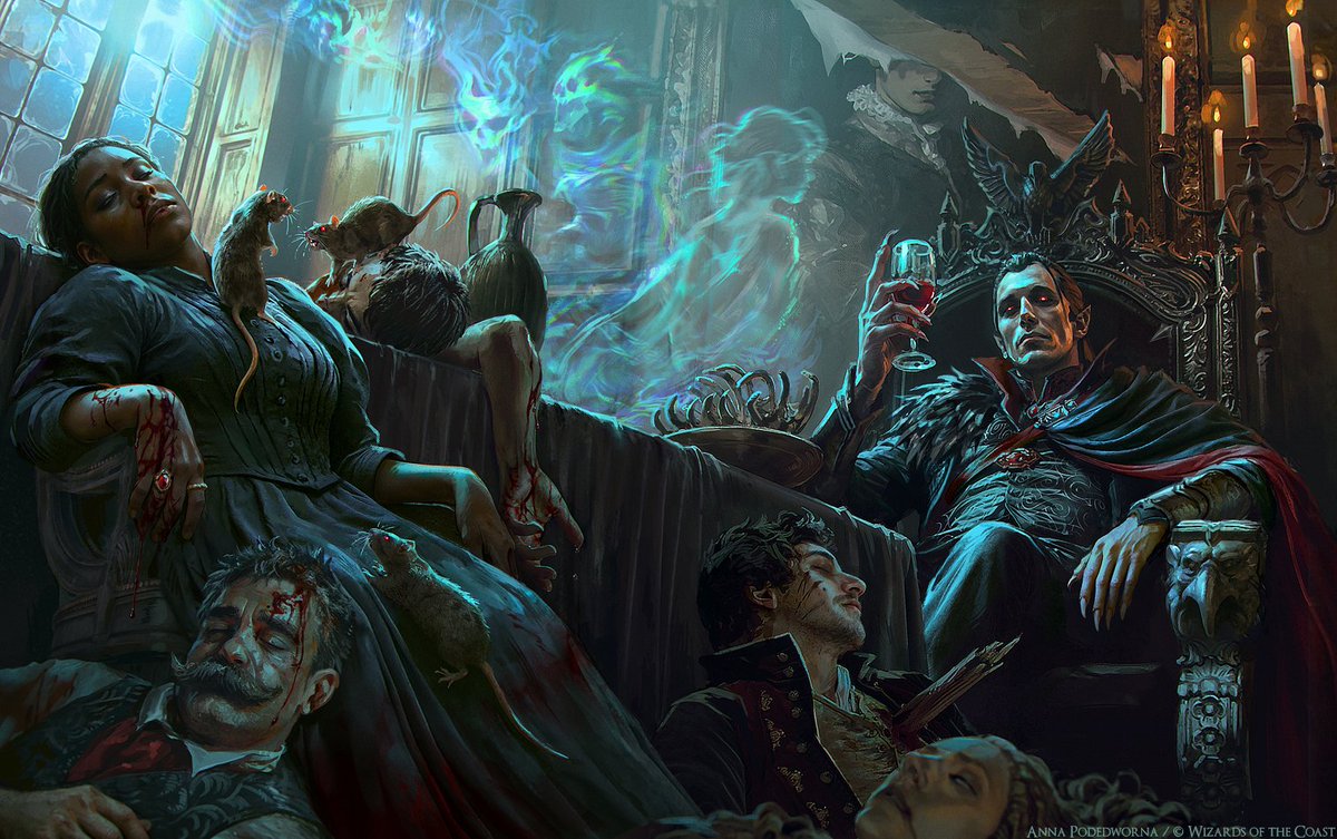 _akreon_'s tweet photo. I just realized I've never posted full horizontal version of my cover illustration of 'Ravenloft: The Horrors Within'. This one has RATS 🐀
Art director: AJ Hanneld https://t.co/37W3970Imh