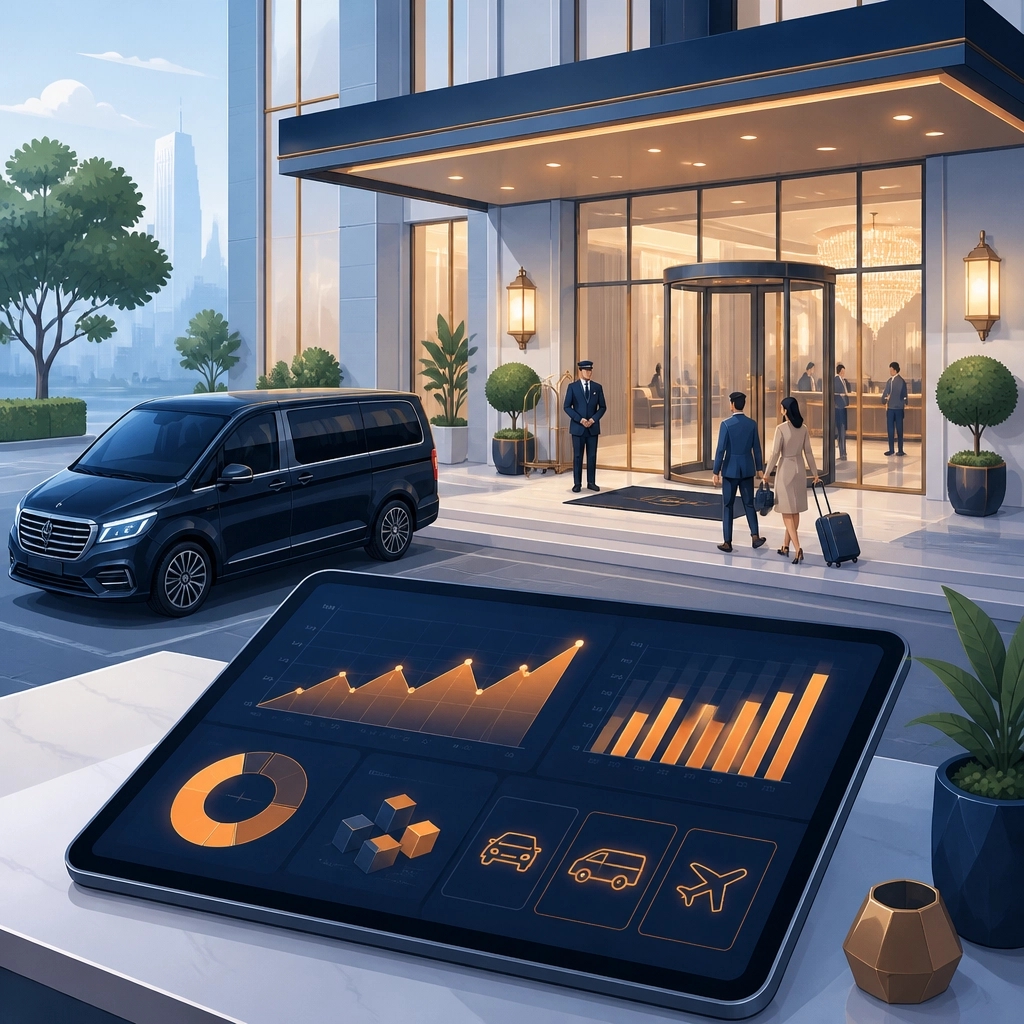 rezglotransfer's tweet photo. Is AI search stealing your guest revenue? Stop letting high-margin opportunities vanish! RevenuePro helps hotels reclaim the journey by monetizing arrival planning and transportation. Don't leave money on the table. Secure your profit at https://t.co/aXny0GxYyJ https://t.co/wC3MD4ZcXX