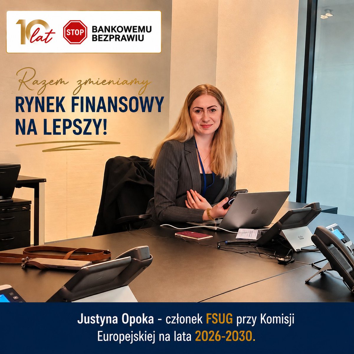 SBBezprawiu's tweet photo. Justyna Opoka powołana do FSUG przy Komisji Europejskiej 🇪🇺
Kolejny ważny głos konsumentów na poziomie europejskim 💙❤️https://t.co/f890cbjCwo
#FSUG, #KomisjaEuropejska, #UE, #JustynaOpoka, #StopBankowemuBezprawiu, #SBB, #OchronaKonsumentów https://t.co/8OYC1w0geQ