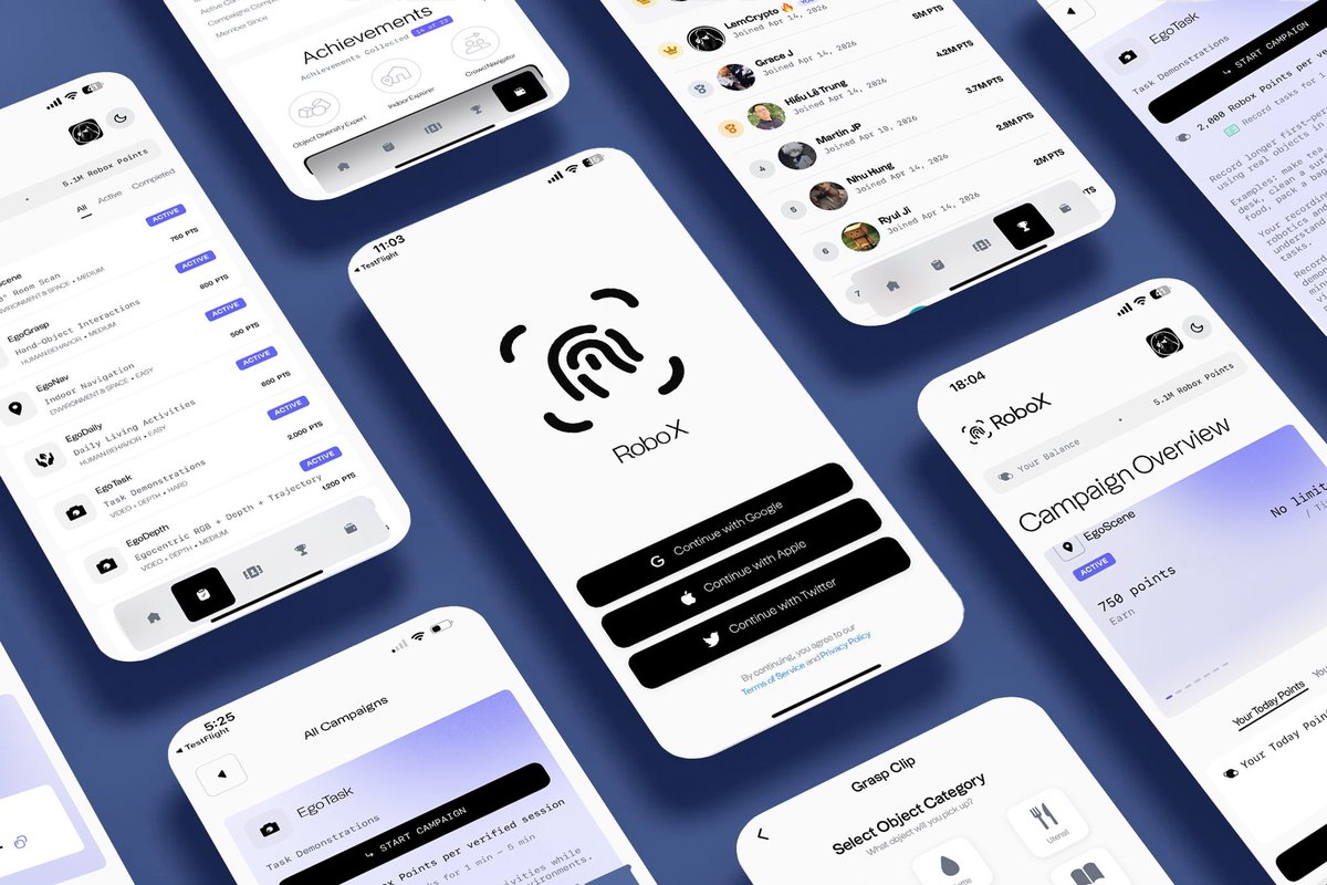 0xsikdar's tweet photo. Every robotics company wants smarter robots.
Smarter robots need better training data.
Better training data comes from real humans doing real things.
Cooking.
Cleaning.
Packing.
Repairing.
Working.
That is the layer @RoboX_to  is building.
Launching soon on App Store https://t.co/44y3EfS95I