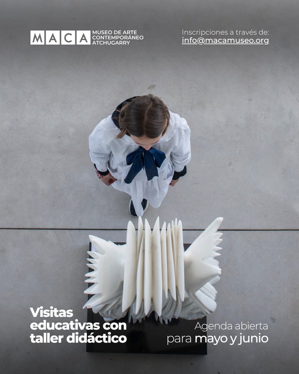 fpatchugarry's tweet photo. PROGRAMA EDUCATIVO · MAYO Y JUNIO

Invitamos a grupos de primaria a participar en nuestras visitas educativas con taller. 

A través de dinámicas participativas, promovemos la observación, el pensamiento crítico y la creatividad.

Consultas e inscripciones: info@macamuseo.org https://t.co/jwLyMYiBS5