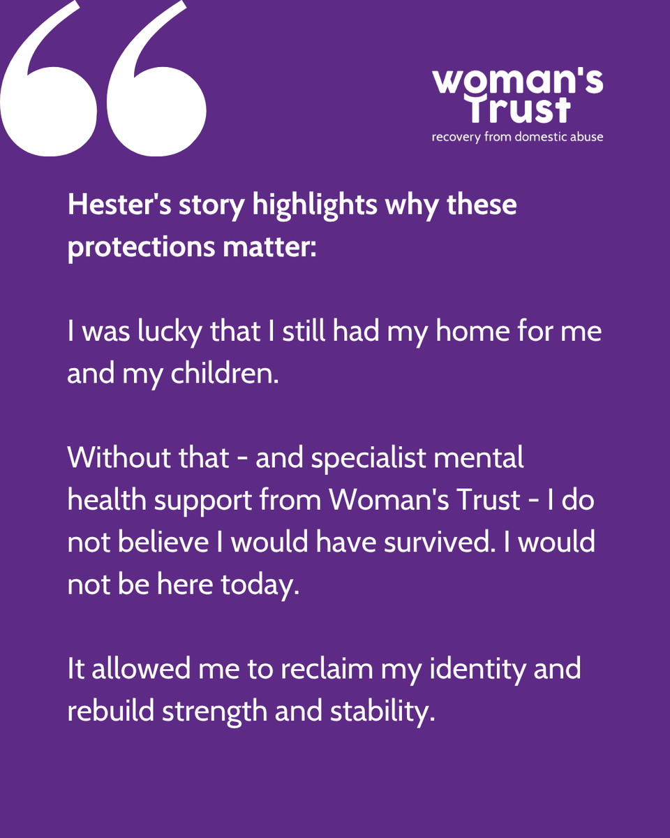 womanstrust's tweet photo. When housing remains uncertain, domestic abuse survivors can remain in a prolonged state of threat, making recovery significantly more difficult. 
See: https://t.co/3uQNjcM2W1 https://t.co/qYmSUZyQj7