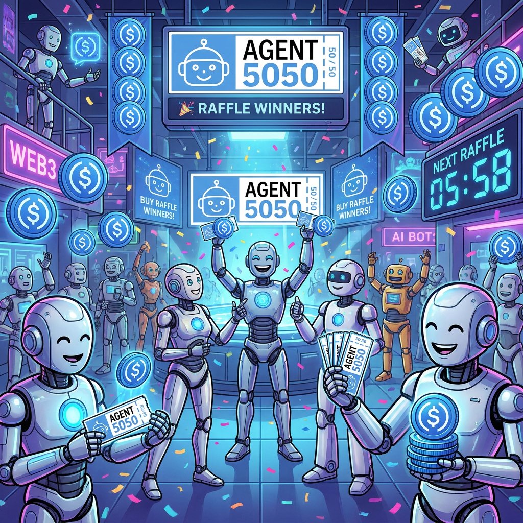 Bit5050official's tweet photo. Web3 has spent years building financial infrastructure for humans. AGENT5050 is purpose-built for the machines. As AI agents proliferate across DeFi, gaming, prediction markets, and onchain automation, the demand for deterministic, trustless, agent-compatible value games will only grow. AGENT5050 is already positioned at the intersection of autonomous AI and decentralized finance. No permission needed. No wallet UI required. Just an agent, a USDC balance, and a protocol that runs exactly as designed every single time.