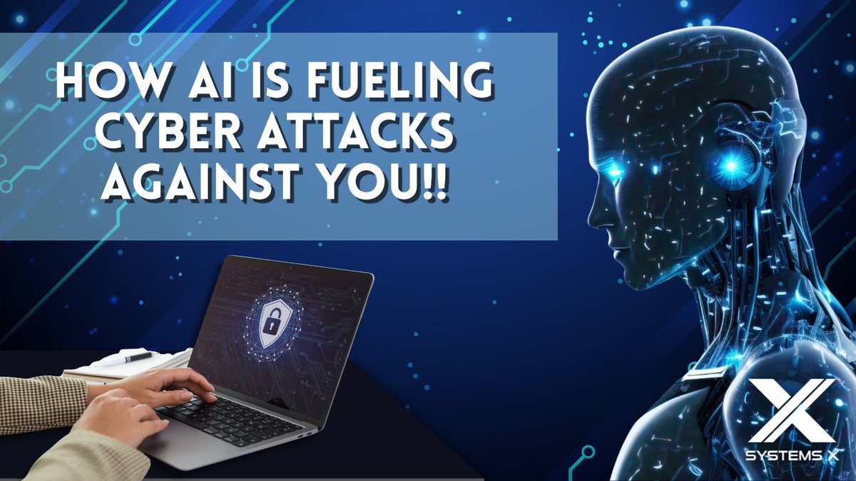 _SystemsX's tweet photo. There’s a lot of noise around AI malware at the moment. 🤖

Tools powered by AI are helping attackers write scripts more quickly, tweak attacks more easily, and produce messages that look far more convincing than they used to!

#CyberAttacks #ArtificialIntelligence #PhishingScams https://t.co/zIEGN9zRBa
