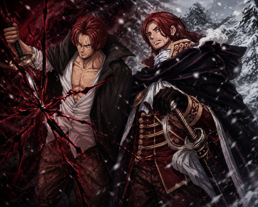 MTGLuffy's tweet photo. 🚨Shanks vs Shamrock🚨
Who is actually stronger right now?
#ONEPIECE https://t.co/TeKQp3yUwr