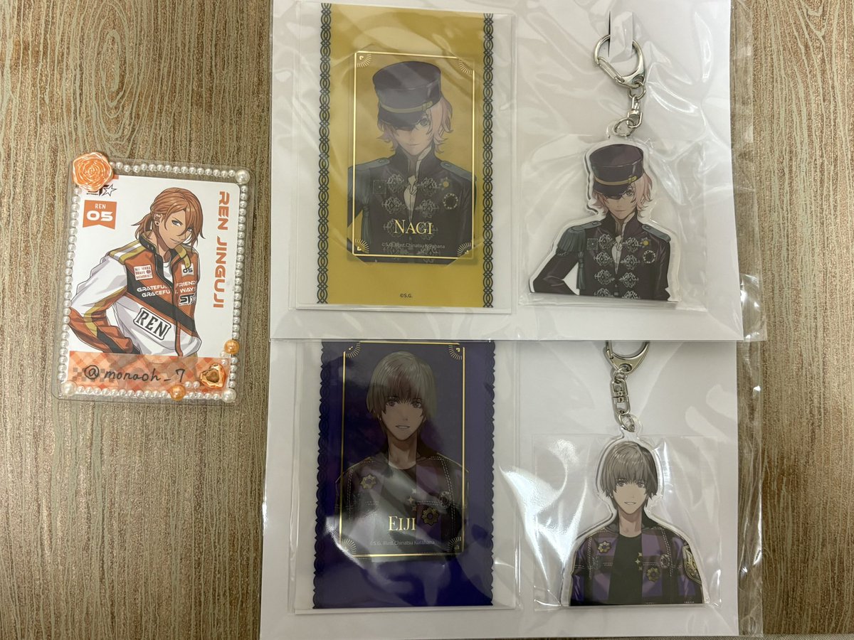 monaoh_7's tweet photo. @1【交換】うたプリ ブロッコリーくじ 15th Anniversary アクリルブロック アクスタ アクキー
(譲)B賞 瑛一 瑛二
C賞 ナギ 瑛二
D賞 瑛一2 ナギ2 瑛二5 大和2
(求) 同種 綺羅
6日新宿手渡しまたは都内・横浜手渡し(日程要相談)または郵送
検索からもお気軽にお声がけください https://t.co/57EoOBTn6f