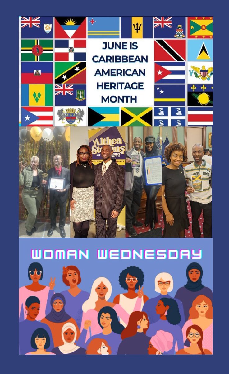 DanielPSilvera's tweet photo. On this #WomenWednesday of "Caribbean American Heritage Month" in the month of June, I am highlighting different Caribbean women who are community leaders and election officials. 

#Caribbeanamericanheritagemonth https://t.co/hE4pIpTt0Y